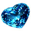 22.02 ct World class Heart (16.00 x 15.25 mm) Brazil Swiss Blue Topaz Gemstone