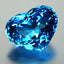 22.02 ct World class Heart (16.00 x 15.25 mm) Brazil Swiss Blue Topaz Gemstone