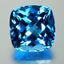 27.91 ct Superior Cushion (16.62 x 16.29 mm) Brazil Swiss Blue Topaz Gemstone