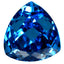 28.64 ct Excellent Trillion (16.95 x 15.95 mm) Brazil Swiss Blue Topaz Gemstone