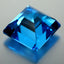 22.79 ct Great looking Princess (15.03 x 15.00 mm) Brazil Swiss Blue Topaz Stone