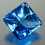 25.36 ct Pleasant Princess (16.95 x 16.88 mm) Brazil Swiss Blue Topaz Gemstone