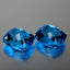 23.78 ct(2pcs)MATCHING PAIR Cushion(14.20 x 12.08 mm)Swiss Blue Topaz Gemstone