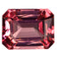 0.88 ct Octagon (6.56 x 5.09 mm) (Un-Heated) Mozambique Pink Tourmaline Gemstone