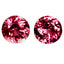 1.65 ct (2pcs) Mesmerizing MATCHING PAIR Round(5.67 x 5.62 mm) Pink Tourmaline