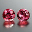 1.65 ct (2pcs) Mesmerizing MATCHING PAIR Round(5.67 x 5.62 mm) Pink Tourmaline