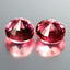 1.65 ct (2pcs) Mesmerizing MATCHING PAIR Round(5.67 x 5.62 mm) Pink Tourmaline