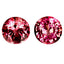 1.97 ct (2pcs) Resplendent MATCHING PAIR Round(6.09 x 6.05 mm) Pink Tourmaline