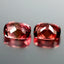 3.02 ct (2pcs) Phenomenal MATCHING PAIR Cushion (8.16 x 6.17 mm) Pink Tourmaline
