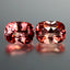 3.00 ct(2pcs)Eye-popping MATCHING PAIR Cushion(8.12 x 6.15 mm)Pink Tourmaline