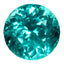 1.48 ct Eye-opening Round (6.48 x 6.46 mm) Brazil Paraiba Blue Apatite Gemstone