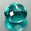 1.48 ct Eye-opening Round (6.48 x 6.46 mm) Brazil Paraiba Blue Apatite Gemstone