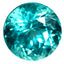1.08 ct Excellent Round (5.97 x 5.92 mm) Brazil Paraiba Blue Apatite Gemstone
