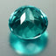 1.08 ct Excellent Round (5.97 x 5.92 mm) Brazil Paraiba Blue Apatite Gemstone