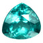 1.12 ct Astonishing Trillion(6.46 x 6.40 mm)Brazil Paraiba Blue Apatite Gemstone