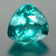 1.12 ct Astonishing Trillion(6.46 x 6.40 mm)Brazil Paraiba Blue Apatite Gemstone