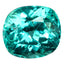 1.22 ct Five-star Cushion (6.29 x 5.70 mm) Brazil Paraiba Blue Apatite Gemstone