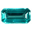 1.45 ct Dazzling Octagon (9.15 x 4.83 mm) Brazil Paraiba Blue Apatite Gemstone
