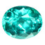 1.43 ct Significant Oval (7.05 x 5.86 mm) Brazil Paraiba Blue Apatite Gemstone