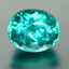 1.43 ct Significant Oval (7.05 x 5.86 mm) Brazil Paraiba Blue Apatite Gemstone