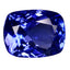 2.34 ct AAAA Amazing Cushion (8.46 x 6.58 mm) Purplish Blue Tanzanite Gemstone