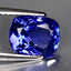 2.34 ct AAAA Amazing Cushion (8.46 x 6.58 mm) Purplish Blue Tanzanite Gemstone
