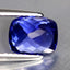 2.34 ct AAAA Amazing Cushion (8.46 x 6.58 mm) Purplish Blue Tanzanite Gemstone