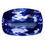 1.69 ct AAAA Marvelous Cushion (8.88 x 5.98 mm) Purplish Blue Tanzanite Gemstone