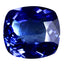 1.40 ct AAAA Amazing Cushion (7.44 x 6.84 mm) Purplish Blue Tanzanite Gemstone