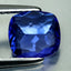 1.40 ct AAAA Amazing Cushion (7.44 x 6.84 mm) Purplish Blue Tanzanite Gemstone