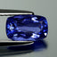 1.49 ct AAAA Stunning Cushion (8.65 x 5.37 mm) Purplish Blue Tanzanite Gemstone