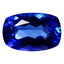 1.16 ct AAAA Topnotch Cushion (8.17 x 5.41 mm) Purplish Blue Tanzanite Gemstone