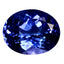 1.73 ct AAAA Attractive Oval (8.58 x 6.82 mm) Purplish Blue Tanzanite Gemstone