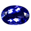 1.51 ct AAAA Great looking Oval(8.91 x 6.19 mm)Purplish Blue Tanzanite Gemstone