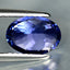 1.55 ct AAAA Superior Oval Cut (8.83 x 6.29 mm) Purplish Blue Tanzanite Gemstone