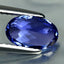 1.36 ct AAAA Good-looking Oval (8.83 x 5.64 mm) Purplish Blue Tanzanite Gemstone