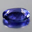 1.67 ct AAAA Romantic Oval Cut (9.69 x 6.45 mm) Purplish Blue Tanzanite Gemstone