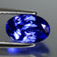 1.56 ct AAAA Marvelous Oval (8.87 x 5.82 mm) Purplish Blue Tanzanite Gemstone