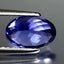 1.56 ct AAAA Marvelous Oval (8.87 x 5.82 mm) Purplish Blue Tanzanite Gemstone