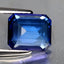 1.64 ct AAAA Octagon (7.73 x 6.41 mm) Purplish Blue Tanzanite Gemstone
