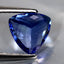 1.75 ct AAAA Grand looking Trillion(8.19 x 8.14 mm)Purplish Blue Tanzanite Stone