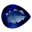 2.11 ct AAAA Elegant Pear Cut (10.14 x 8.23 mm) Purplish Blue Tanzanite Gemstone