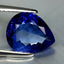 2.11 ct AAAA Elegant Pear Cut (10.14 x 8.23 mm) Purplish Blue Tanzanite Gemstone