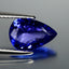 1.96 ct AAAA Exquisite Pear (10.44 x 7.22 mm) Purplish Blue Tanzanite Gemstone