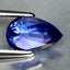 1.77 ct AAAA Beautiful Pear (9.63 x 6.18 mm) Purplish Blue Tanzanite Gemstone