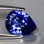 1.58 ct AAAA Mesmerizing Pear (8.70 x 6.88 mm) Purplish Blue Tanzanite Gemstone