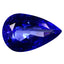 1.53 ct AAAA Resplendent Pear (9.85 x 6.30 mm) Purplish Blue Tanzanite Gemstone