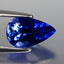 1.73 ct AAAA Eye-opening Pear (9.84 x 6.27 mm) Purplish Blue Tanzanite Gemstone