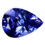 1.37 ct AAAA Beautiful Pear (8.64 x 6.28 mm) Purplish Blue Tanzanite Gemstone