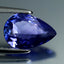 1.87 ct AAAA Great looking Pear(10.22 x 6.88 mm)Purplish Blue Tanzanite Gemstone